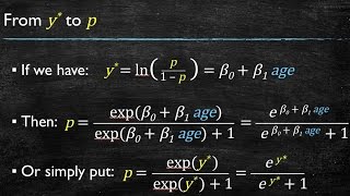 Video 8 Logistic Regression  Interpretation of Coefficients and Forecasting [upl. by Ymas]