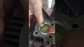 Motorcycle Engine cylinder diesel polish piston fitting shortsfeed subscribe viralvideomecanical [upl. by Eelek423]