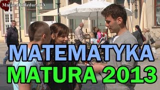 Matura 2013 z Matematyka  szybka powtórka [upl. by Nnairet78]