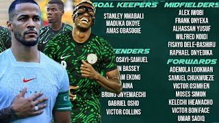 Super Eagles squad released for Benin Rwanda Qualifiers  Naija Bias Reaction [upl. by Ahcmis834]