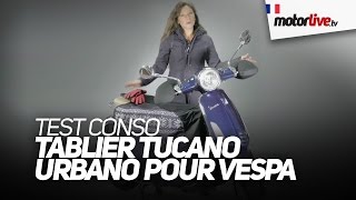 PRATIQUE  Tablier Tucano Urbano pour Vespa [upl. by Ardussi364]