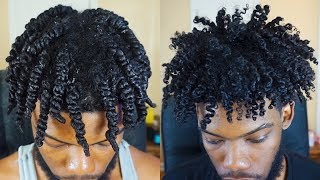 Easy Twist Out Men pt 2 Two Strand Twist amp Twist Out For Men [upl. by Belen]