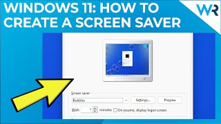 How to create a screensaver on Windows 11 [upl. by Eninahs]