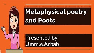 Definition of Metaphysical poetryElementsExamplescharacteristicHistoryMetaphysical poets [upl. by Eillor]