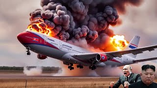 happened 30 seconds ago the plane carrying 500 NORTH KOREAN commanders was destroyed by Ukraine [upl. by Neelik560]