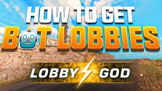 How to get BOT LOBBIES in WARZONE NO SBMM [upl. by Munro26]