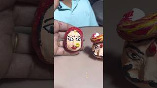 स्त्री 👩 और सरकटा👻 How to use clay to make human beings  Ghamu saran shorts clay [upl. by Yrreb]