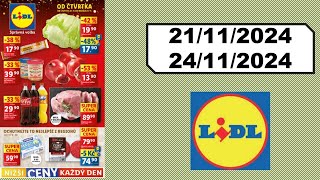 LIDL ✅ Leták platnost od 21112024 do 24112024  AKTUÁLNÍ NABÍDKOVÉ A KATALOGY [upl. by Cirdnek]