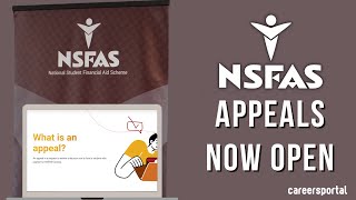 2024 NSFAS Appeals Now Open  Careers Portal [upl. by Ahselrac]