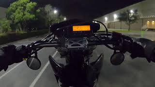 DRZ400SM wheelie POV [upl. by Champagne]