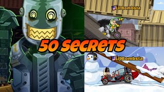 TOP 50 SECRETS in Hill Climb Racing 2 [upl. by Kayla685]