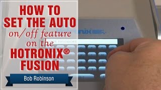 How to Set Auto On Off Feature on Hotronix® FUSION® [upl. by Fradin]