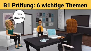 Mündliche Prüfung deutsch B1  Gemeinsam etwas planenDialog  6 wichtige Themen  sprechen Teil 3 [upl. by Bough]