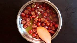 Pasta con Tomates Cherry y Albahaca 🍝🍅🌱 ¡Si haces esta Receta estás perdido casserolaclub [upl. by Alaine]