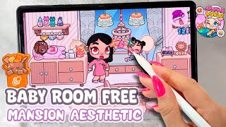 FREE BABY ROOM💗 ITEMS FROM THE NEW FURNITURE STORE Idea Design Pazu Avatar World Mansion Maker [upl. by Aihsema]