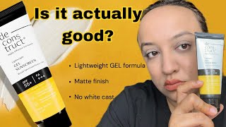 Deconstruct Lightweight Gel Sunscreen Review Lightweight Sunscreen  Sunscreen for winter Saher [upl. by Neleb823]