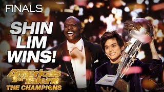 Shin Lim Is THE WINNER  Americas Got Talent The Champions [upl. by Dalt]