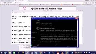 How to Edit Files With Vi Editor in linux via putty [upl. by Airitak]