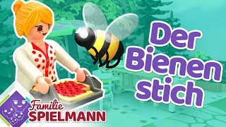 Der Unfall mit dem Bienenstich  Playmobil Familie Spielmann [upl. by Rodrick]