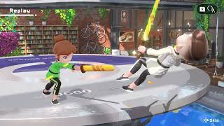 Nintendo Switch Sports  Sword fighting  chambara VS [upl. by Schatz]