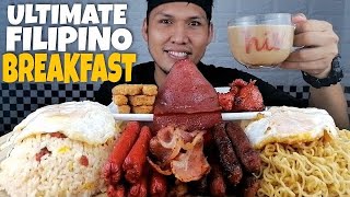 ULTIMATE FILIPINO BREAKFAST Mukbang ASMR  Mukbang Philippines [upl. by Aniaj]