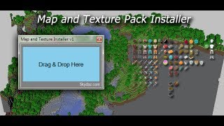 Minecraft Map and Texture Installer by Skydazcom [upl. by Baskett203]