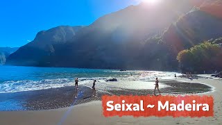 Discover the Allure of Black Sand Seixal Beach in Madeira [upl. by Haakon]