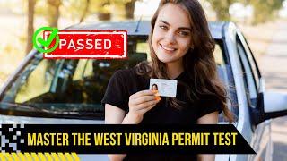 60 West Virginia Permit Test Questions 2024 DMV Written Practice amp Study Guide [upl. by Doowyah]