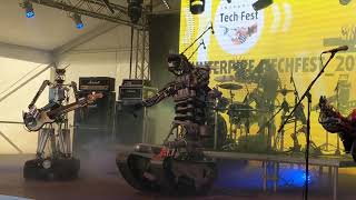 Compressorhead Live in Interpipe Tech Fest 2019 1 [upl. by Aihsek719]