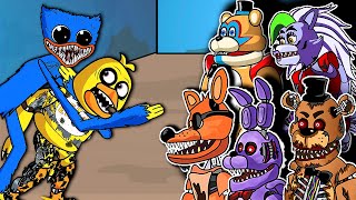 Top FNAF Series  Freddy  Chica  Bonnie  Foxy  Animatronics  Toonz Animation [upl. by Hakilam820]