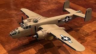 B25J Mitchell Bomber Airplane Model Revell [upl. by Orvie]