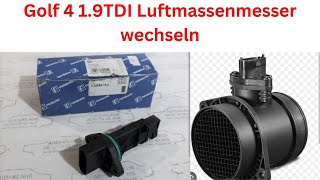 Golf 4 19TDI Luftmassenmesser wechseln  Die Ursache des Leistungsverlustes [upl. by Aleekahs]