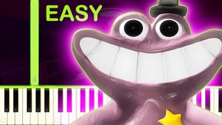 Kingdom Doomed  GARTEN OF BANBAN 4  EASY Piano Tutorial [upl. by Rawley]