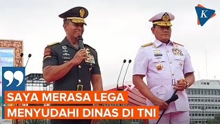 Andika Perkasa Ungkap Perasaannya Usai Tak Lagi Jabat Panglima TNI [upl. by Apps]