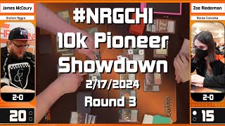 NRG 10K Pioneer Showdown  Round 3 James McCoury Orzhov Aggro VS Zoe Riederman Boros Convoke [upl. by Eintroc]