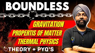 Boundless Complete Gravitation Properties of Matter Thermal Physics  VoraClasses jeemains [upl. by Bernadene]