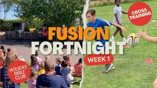 DCFC Fusion Fortnight Week 1  Holiday Bible Club amp Cross Training [upl. by Ruhnke]