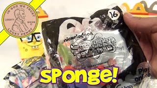 SpongeBob SquarePants 2012 Complete Set of McDonalds Happy Meal Sports 16 Toy Lot  Video 1 of 18 [upl. by Nadruoj]