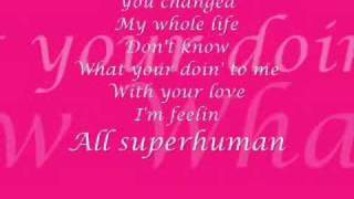 chris brown and keri hilsonsuperhuman lyrics [upl. by Fortune]