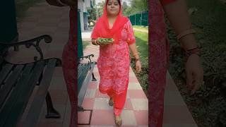 Mummy ka new Red Suit ❤️ suit redsuit punjabisuit trending haryanvi [upl. by Ariew]