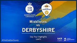 Highlights Day Four vs Middlesex [upl. by Mile]