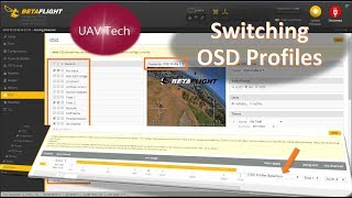 Betaflight OSD Profile Switching [upl. by Couture]