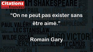 On ne peut pas exister sans être aimé  Romain Gary [upl. by Lavern]