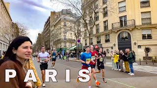 Paris France LIVE  Marathon de Paris 2024  Last 1 Kilometer [upl. by Alesi]