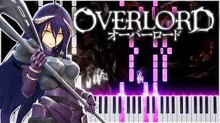 LLL  ED1 Overlord 【 PIANO TUTORIAL 】 [upl. by Aleik]