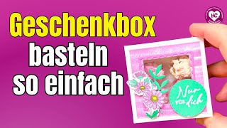 ✨MiniGeschenkbox für zwischendurch✂️ Schnelle DIYAnleitung  Stampin Up [upl. by Arteid]