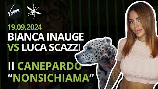 Bianca Inauge vs Luca Scazzi  Il Canepardo quotNonsichiamaquot  La Zanzara del 19092024 [upl. by Eileen]