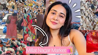 Millat Nagar Market Andheri 🛍️ Tuesday Market New Collections Shopping Vlog  Anjali Yadav [upl. by Enelyw]