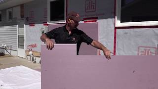 How To Install Styrofoam Insulation On A Homes Exterior [upl. by Baal]