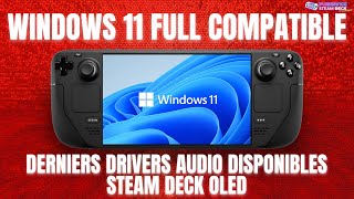 Steam deck OLED sous WINDOWS 11 enfin fonctionnel à 100 Audio [upl. by Odlauso679]